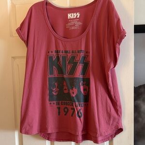 KISS Graphic Tee in Red